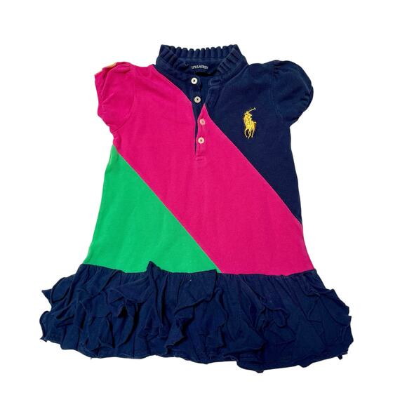 Ralph Lauren Ruffle Bottom Dress - Picture 1 of 7